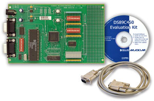 DS89C450-K00 Microcontroller Evaluation Kit from Maxim Integrated Products