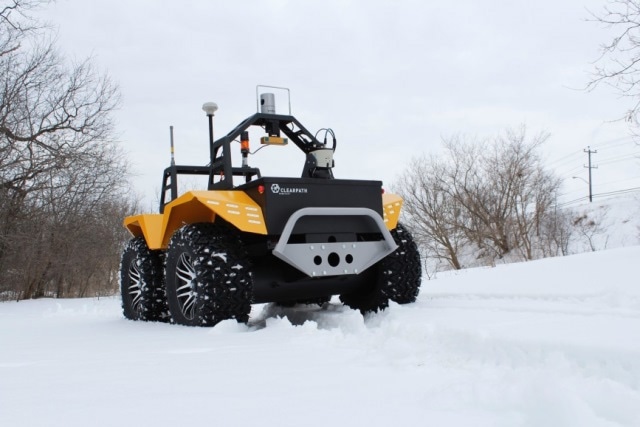 Grizzly Robotic Utility Vehicle (RUV) is designed for rough, rugged environments.