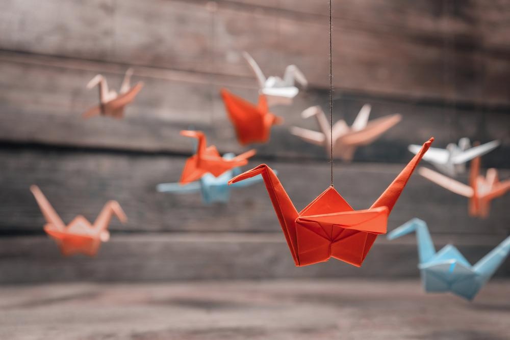 robots, origami