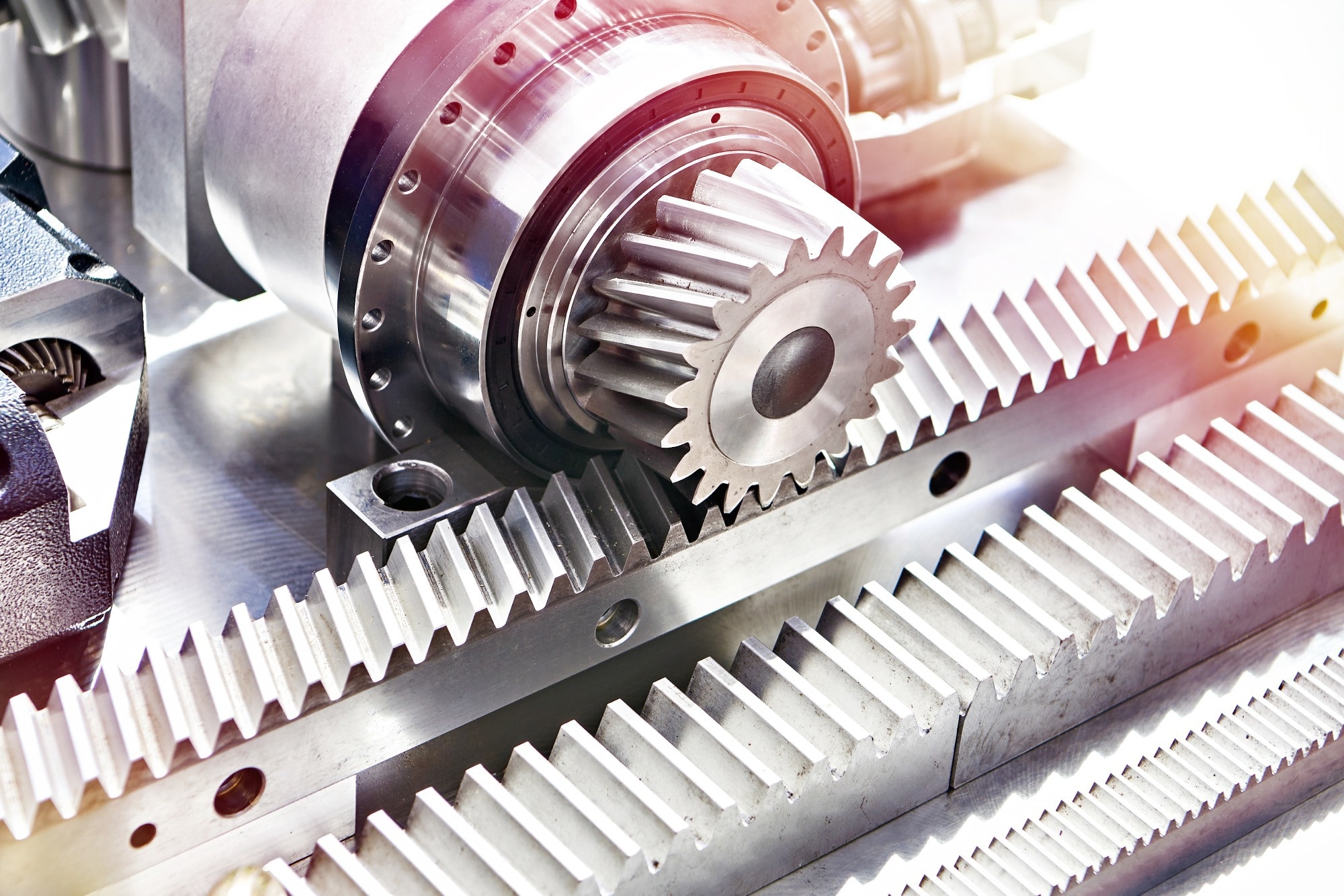 An image depicting the inner workings of an actuator.