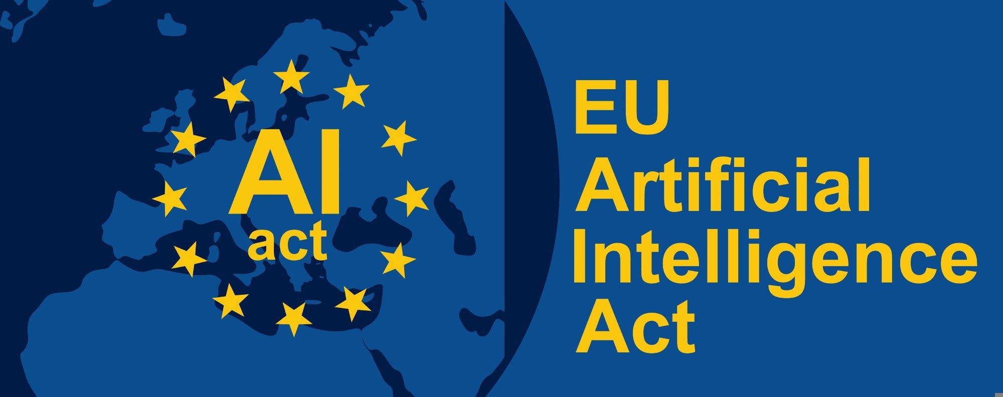 EU AI act banner.