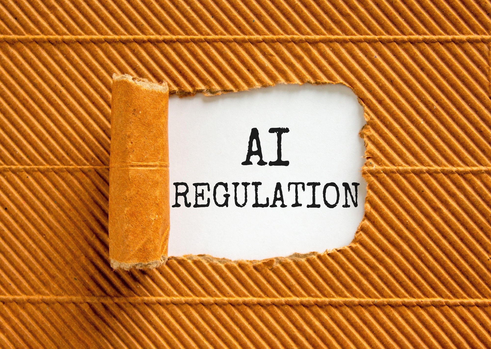AI regulation symbol.