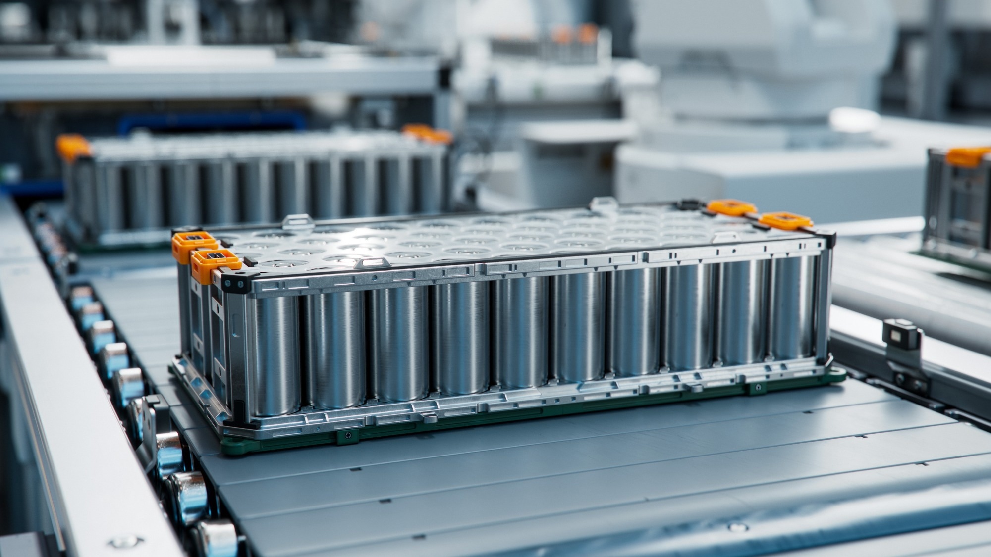 Lithium-ion High-voltage Battery for Electric Vehicle or Hybrid Car.