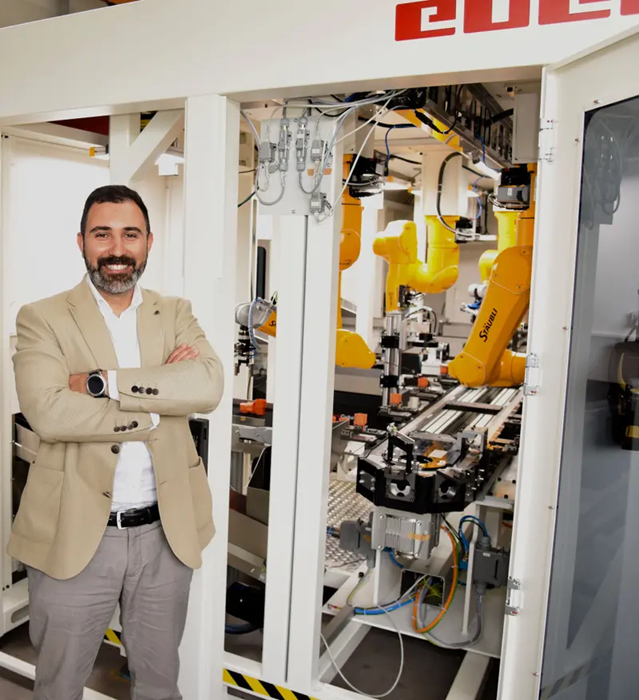 Abdullah Kotan, Team Leader for Project Planning and Application at Eberhard, is pleased with the successful completion of the project