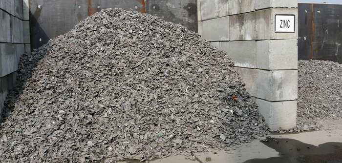 The result: precious non-ferrous parts, sorted and ready for reuse