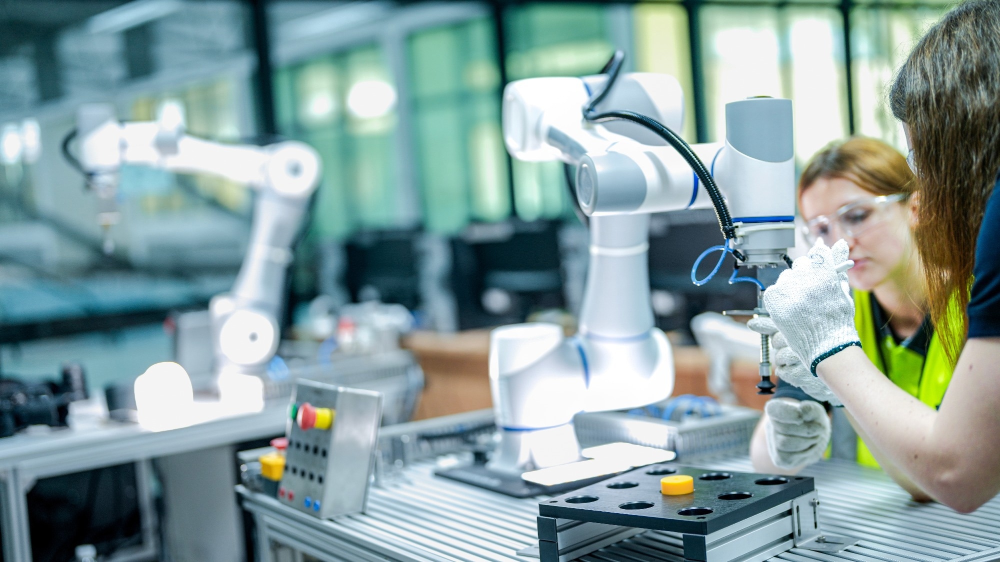 A picture of robotics engineers