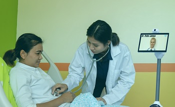 Telepresence Robot to Deliver Patient Care