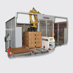 SmartCart AGV(Automatic Guided Vehicle) from Flexicell, Inc.