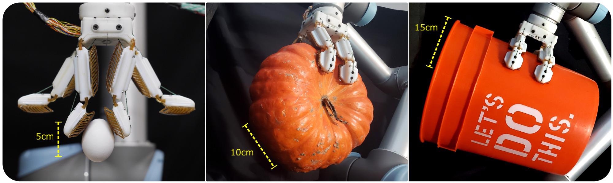 Using Gecko-Adhesive to Make Multi-Fingered Robotic Hand Dexterous and Strong