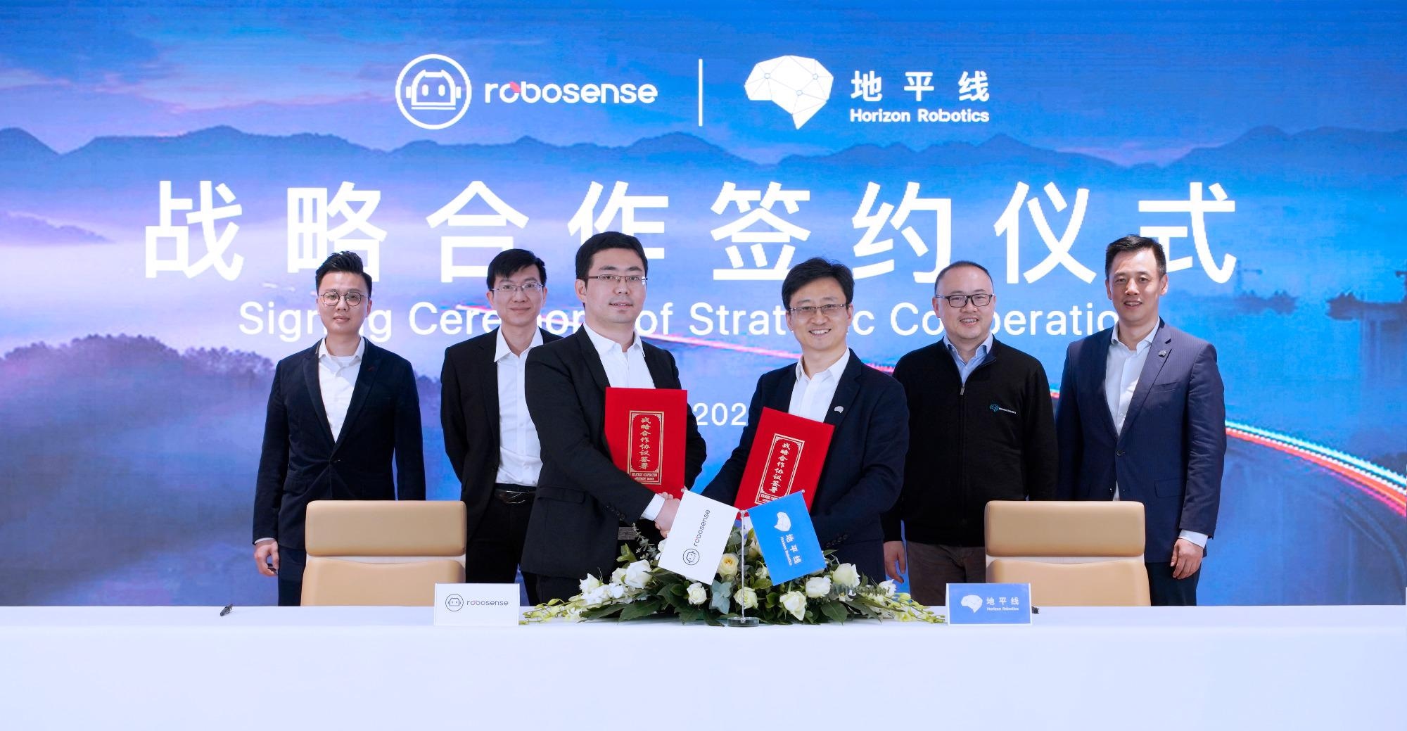 RoboSense Reached Strategic Partnership with Horizon Robotics to Accelerate Large-Scale Implementation of High-Level Autonomous Driving Solutions