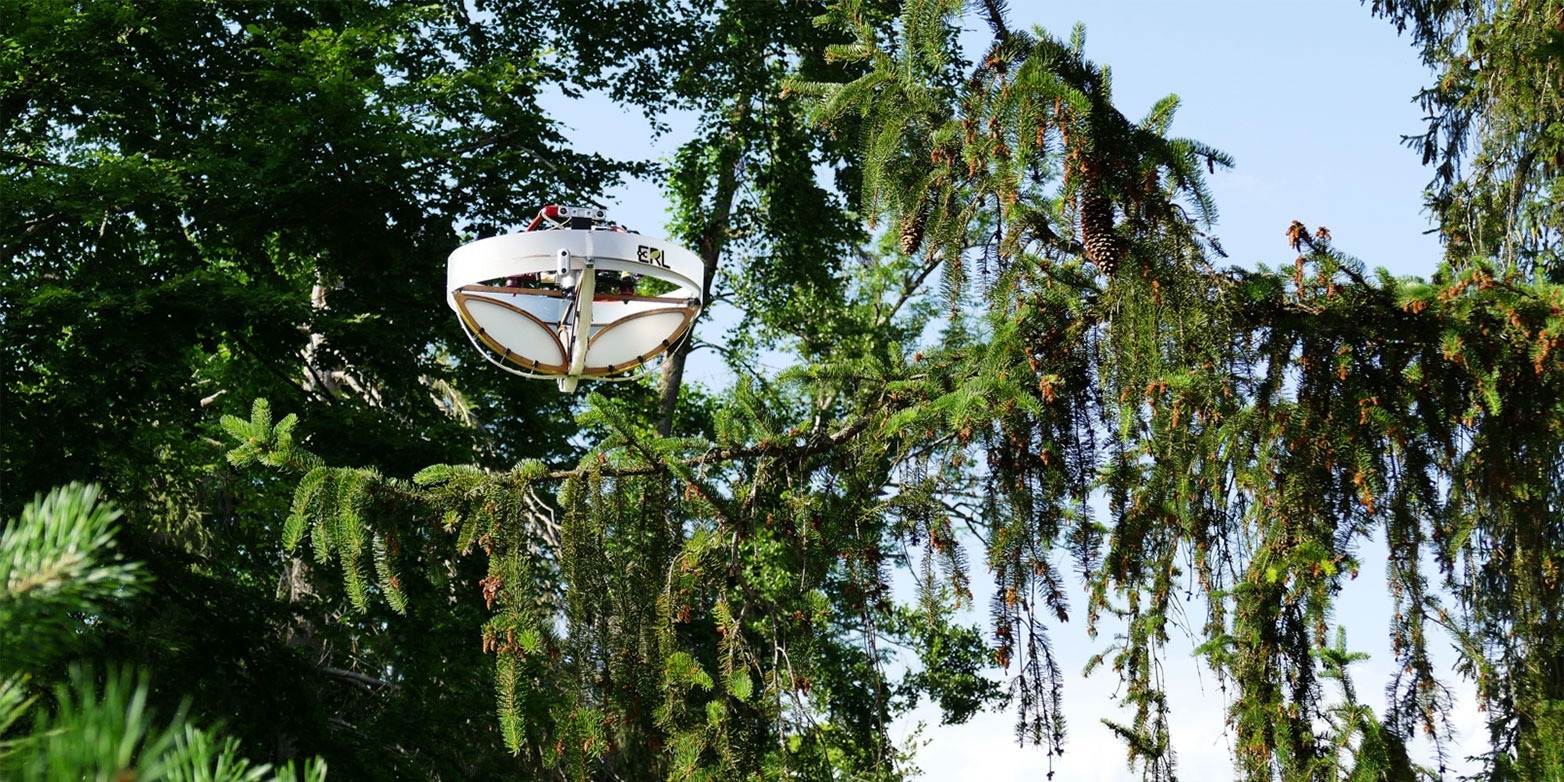 New Flying Device to Land on Tree Branches to Take DNA Samples
