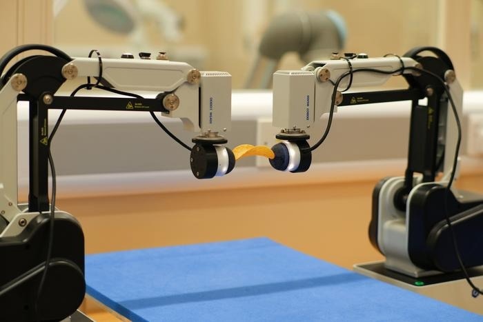 Digital Helper Tells Dual-Armed Robot to Carry Out Manual Tasks