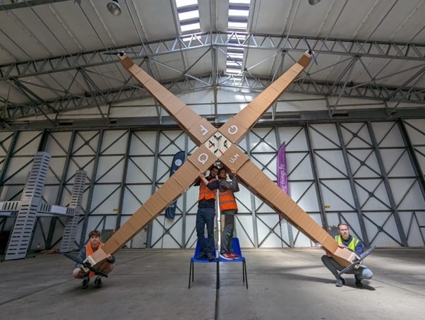 Giant Foamboard Quadcopter: World’s Largest Drone Takes Flight
