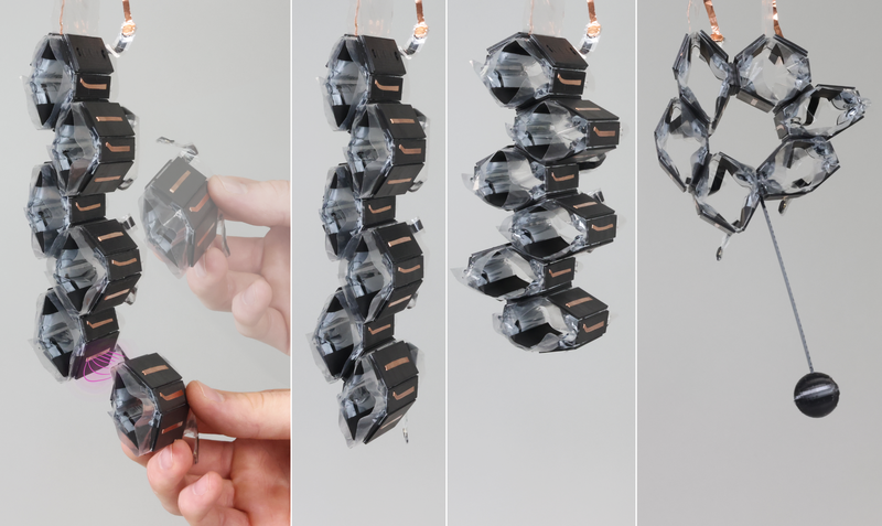 Hexagonal Electrohydraulic Modules for High-Speed Robots