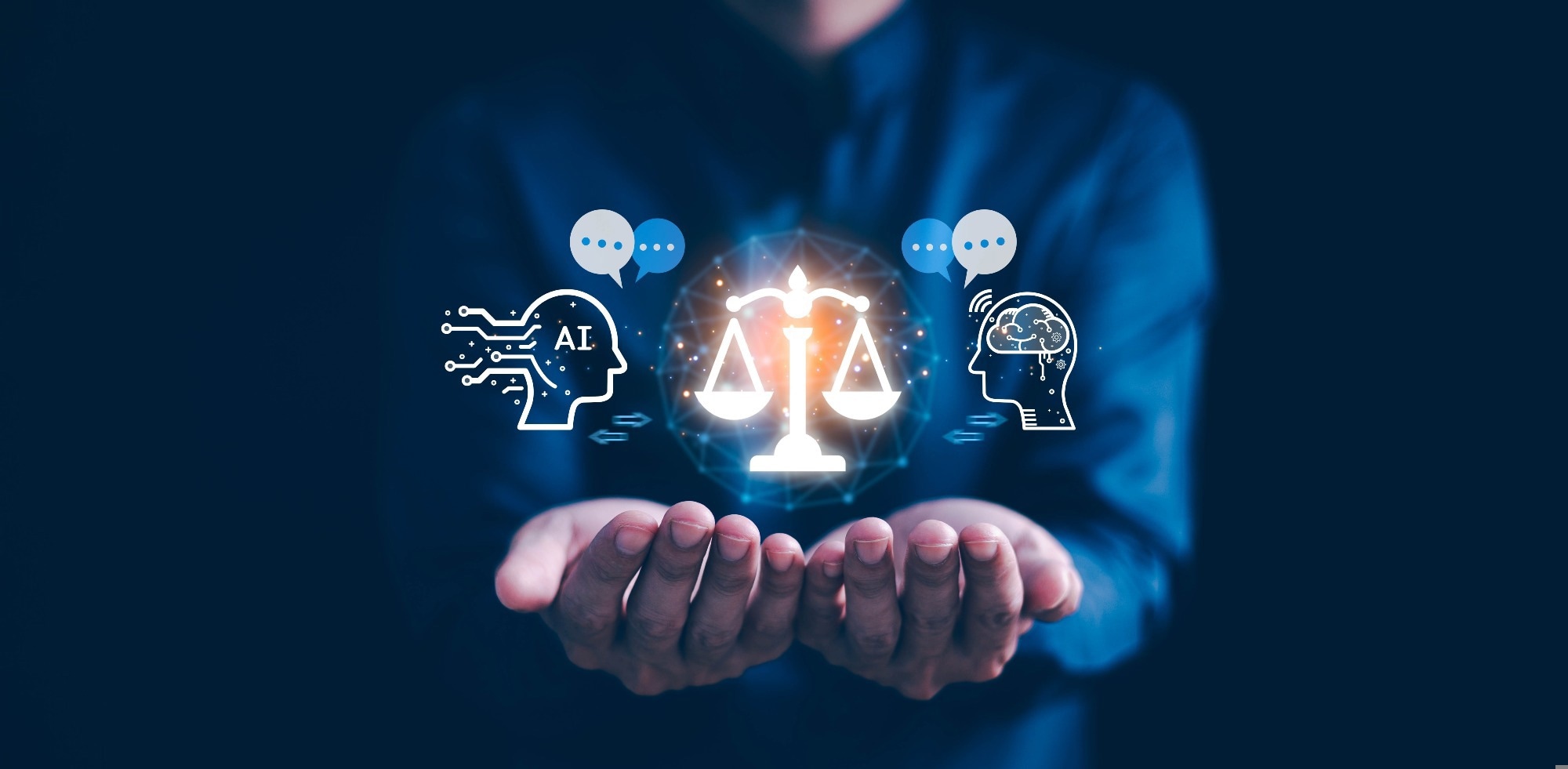 AI ethics or AI Law concept.