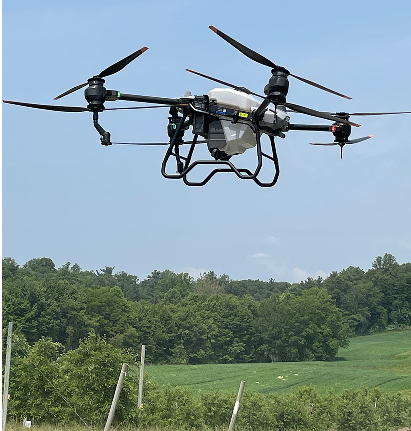 A survey of fruit growers last year revealed that 95% were eager to explore drone spraying technology, citing increased efficiency, labor savings and improved soil health as key benefits.
