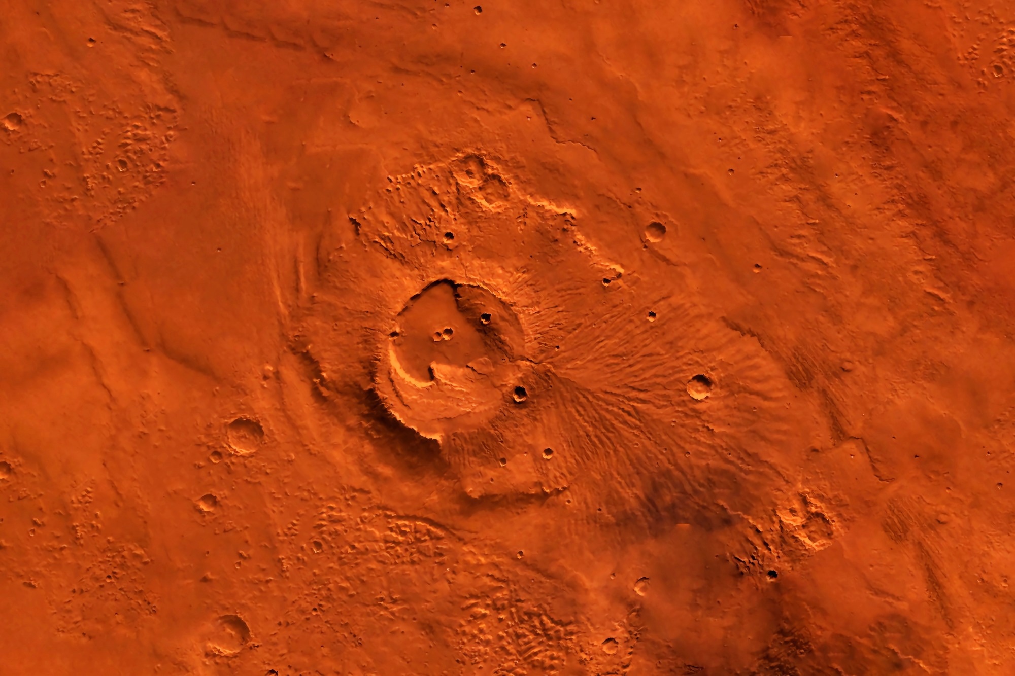 Surface of Mars.