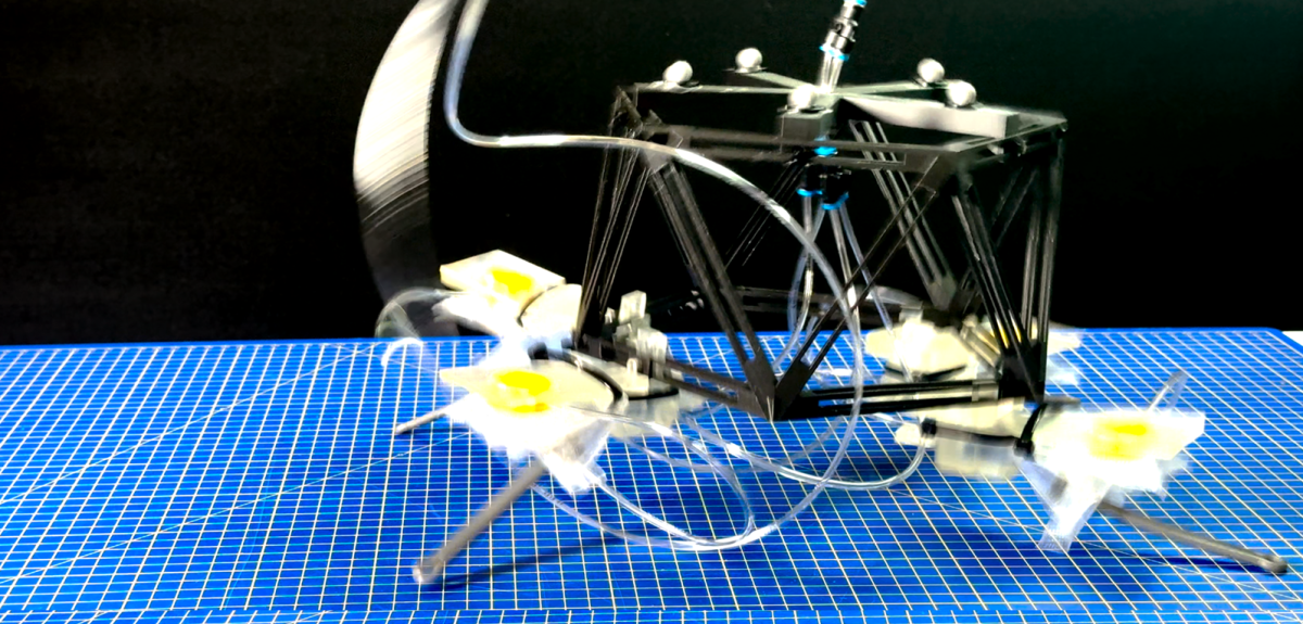 The Oxford air-mechanics robot.