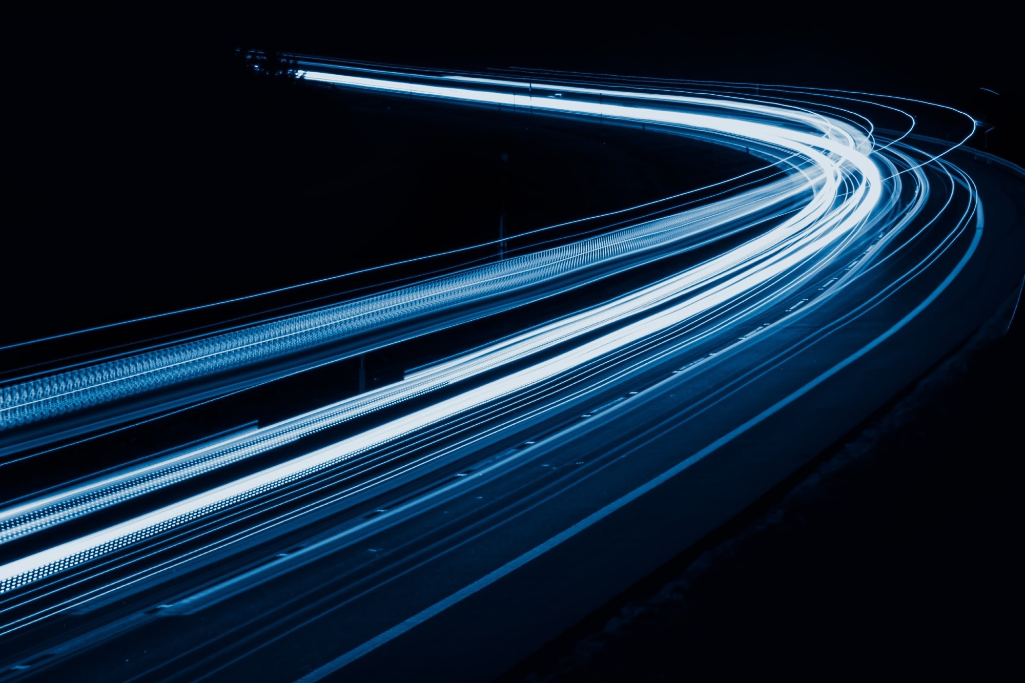 Long exposure image of a light beam to represent the light used in the experiment.