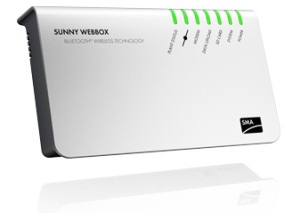 Sunny WebBox with Bluetooth for Remote Monitoring Solar PV Plants
