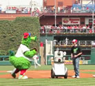 Robot Throws Opening Ball at Phillies Game