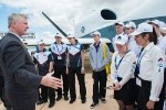 Students Receive a Glimpse of Sophisticated Technology in Manned and Unmanned Aircraft