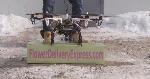 Flower Delivery by Drone for Valentine's Day