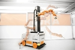 Autonomous Mobile Robots Support Technicians in Airplane Manufacturing Industry