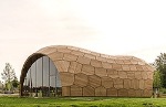 KUKA Robot Helps Fabricate Wooden Pavilion Inspired by the Sea Urchin