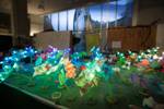 Robotic Garden with Origami Robots Teaches Basic Programming