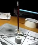 A Pencil-Balancing Robot with Silicon Retinas
