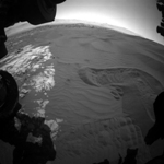 NASA Mars Rover Curiosity Scoops and Sieves Sand