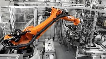 KUKA Robot and Binspect Vision System Optimize Unloading of Tubes for Axle Production