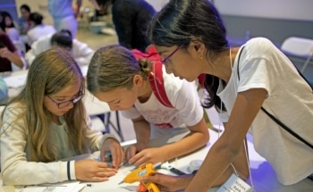 Group of Middle School Girls Learn About Robotics, 3D Printing at SEAS Workshop