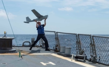 US Navy Deploys RQ-20B Puma Small UAS Aboard Flight I Guided Missile Destroyer