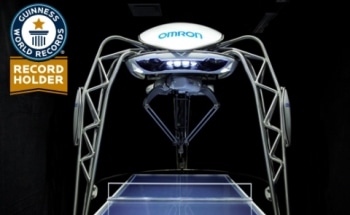 Omron’s FORPHEUS Certified as First Robot Table Tennis Tutor by Guinness World Records