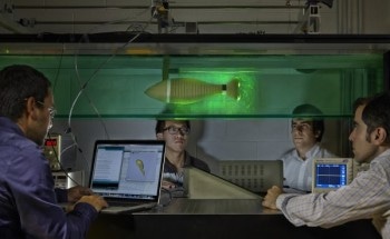 FAU Researchers Mimic Fish Movements to Enhance Motion of Underwater Robotic Systems