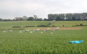UAV Uses Machine-Learning Algorithms to Perform Perched Landing on Ground