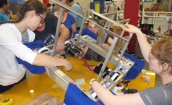 Team of Young Women Gear Up for International Robotics Competition
