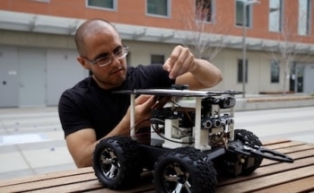 UC Merced's Team Participates in NASA’s Swarmathon Robotics Competition