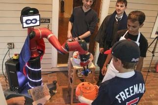 Georgia Tech Students Train Robot to Give Out Candy on Halloween