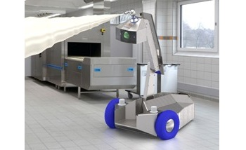 New Mobile Cleaning Robot Disinfects Equipment, Production Spaces