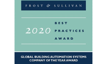 Delta Controls, a Delta Group Company, Wins the 2020 Global Building Automation Systems Company of the Year Award by Frost & Sullivan