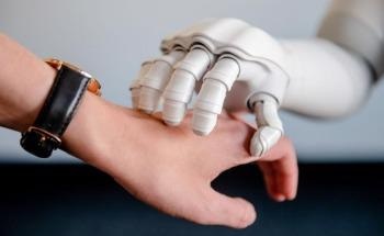 People Patted by Robot While Conversing Report Better Emotional State
