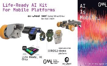 GML and EZ-WHEEL Partner to Bring a Unique AI Powered Wheel Drive to Autonomous Mobile Robots