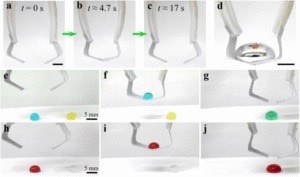 Cleaning Up Hazardous Liquid Spills with Robotic Droplet Manipulators