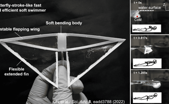 Energy-Efficient Soft Robot Swims Faster than Previous Models