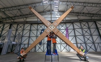 Giant Foamboard Quadcopter: World’s Largest Drone Takes Flight