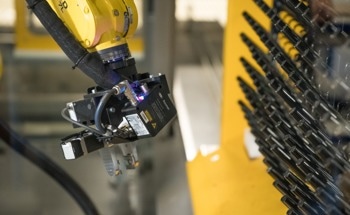 ‘Smart’ Ultra-Compact Profile Sensor Is Key to Space and Time - Saving Electroplating Robot