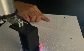 Robot Can Read Brail x2 Faster than Humans